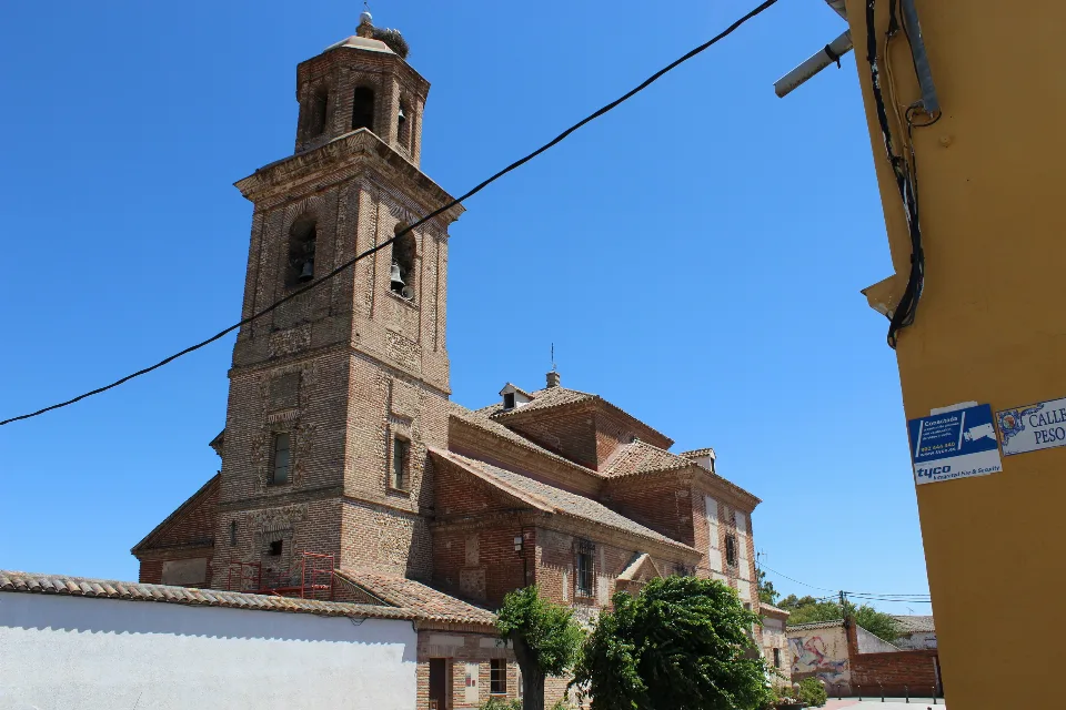 Church of San Esteban Protomártir in Los Cerralbos, Toledo, Spain